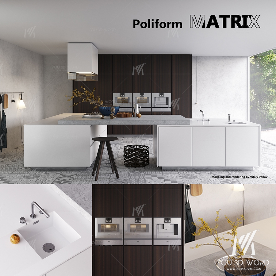 Kitchen Poliform Varenna Matrix 
